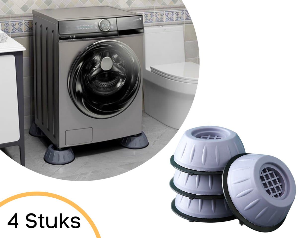 Wasmachine Demper - Trillingsdemper - Anti Slip Trilmats - Schokdemper - 4 Stuks Anti Tril Poten - — afbeelding 1