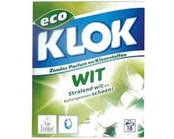 Klok waspoeder wit 1170 gram 2 verpakkingen