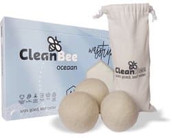 CleanBee® XXL Drogerballen 3 stuks met wasstrips 96 wasbeurten Oceaan - Wasmiddeldoekjes - Wasverzachter - Combipakket - Wasmiddel - Wasvellen - Detergent Sheets - Eco Laundry Strips - Microplasticvrij - Biologisch - Eco Wasstrips - Duurzaam — afbeelding 1