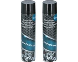 Dunlop Auto velgenreiniger schoonmaak spray - 2x - bus van 650 ml - auto accessoires - poetsen