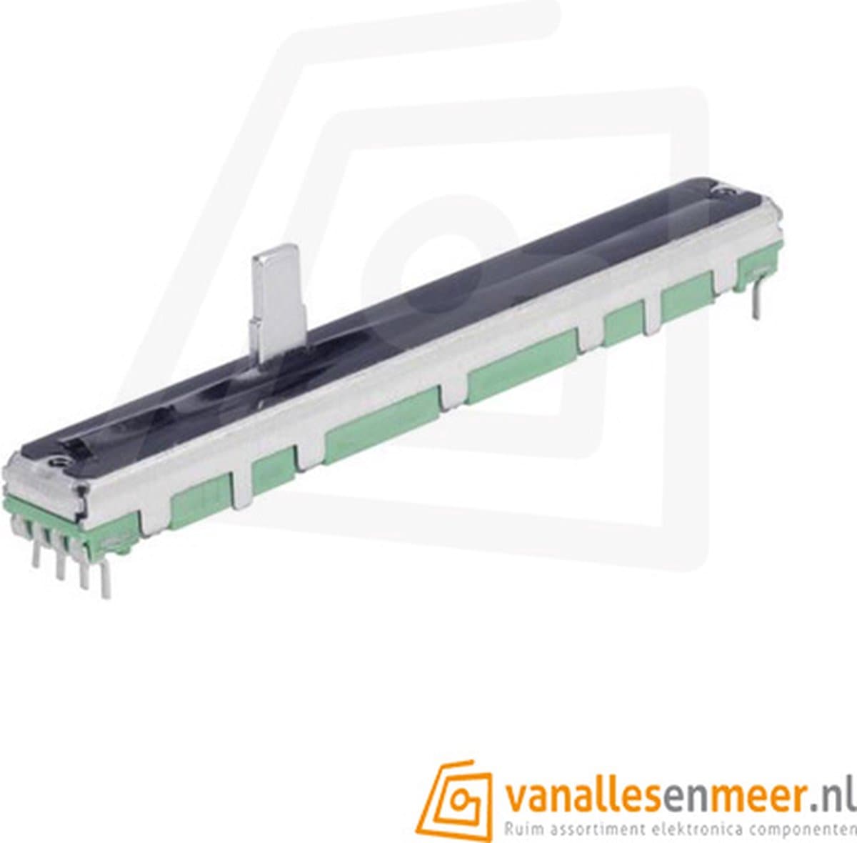 Schuif potentiometer A10K 2 Kanaals 75mm — afbeelding 1