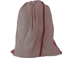 Bluvardi katoenen waszak -XL- met trekkoord - Sport- old pink