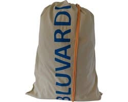 Bluvardi Katoenen waszak -XL - met trekkoord - Old green