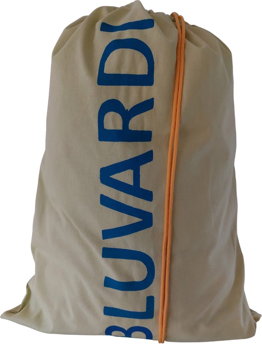 Bluvardi Katoenen waszak -XL - met trekkoord - Old green — afbeelding 1