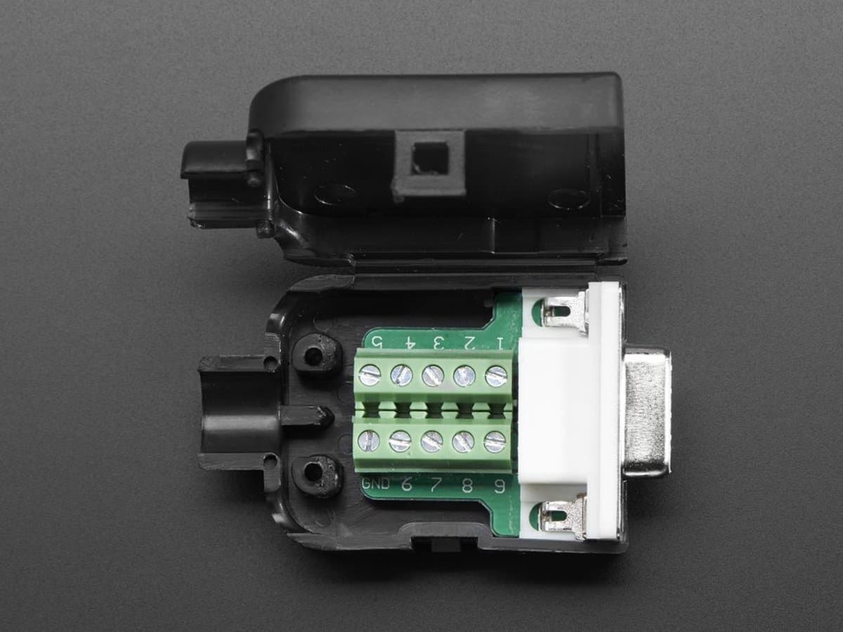 DB9 Female Socket Connector to Terminal Block Breakout Adafruit 3122 — afbeelding 1