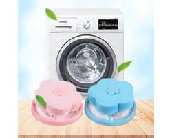 IBBO Shop - Wasmachine filter - Wasmachine reiniger - Wasmachine vuilreiniger - Wasmachine cleaner - Herbruikbaar - Wasfilter - Schoonmaakmiddel - Vuil verwijderen - Drijvend vangnet - Haarvanger - Haar vanger - Ontstopper - 2 stuks