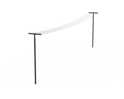 Brabantia HangOut Waslijn - met Palen - tot 50 meter drooglengte - Black
