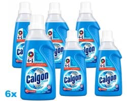 Calgon Power Gel – Wasmachine Reiniger & Anti-Kalk – 6 x 750ml – 90 Wasbeurten