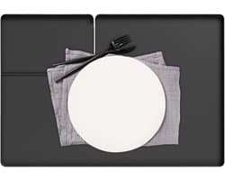Beschermingsmat Droger - Wasdroger Mat - Apparaat Beschermen - Met Pluizenopvang - 66x46 cm - Zwart