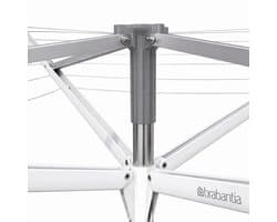 Brabantia Droogmolen Reparatie Onderdeel - Droogrek Middenstuk Vervanging - Waslijn Draaimolen Reparatie Set - Tuin Droogrek Herstel Onderdeel - Duurzaam Alternatief Voor Nieuwe Droogmolen - Universeel Compatibel - Grijs