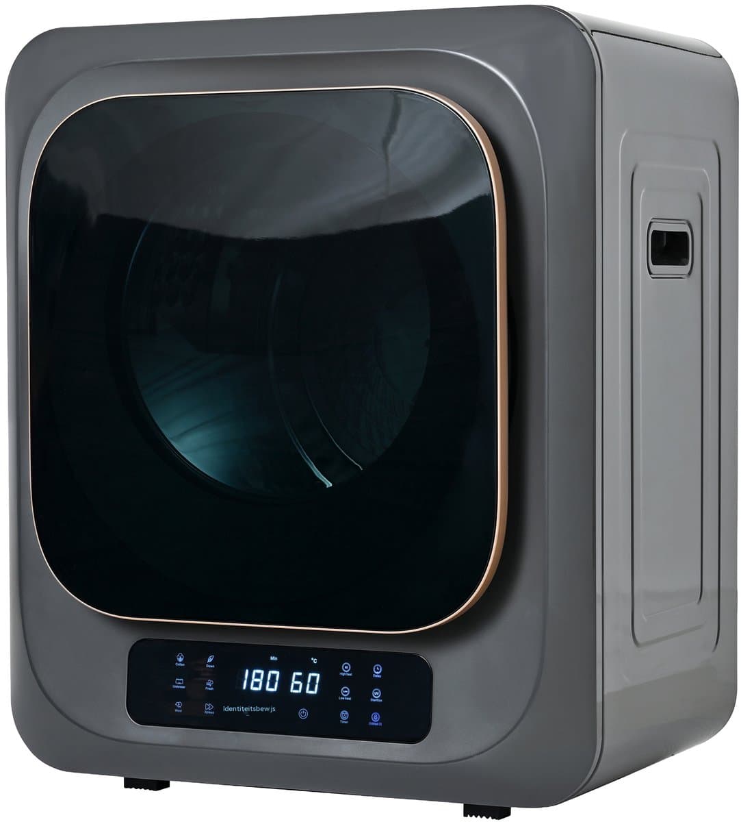 Mini Wasdroger - Compacte Luchtafvoerdroger - Met UV Sterilisatie - Geschikt Voor Wandmontage - 4kg Capaciteit 850W - Voor Kleine Ruimtes - RVS Trommel — afbeelding 1