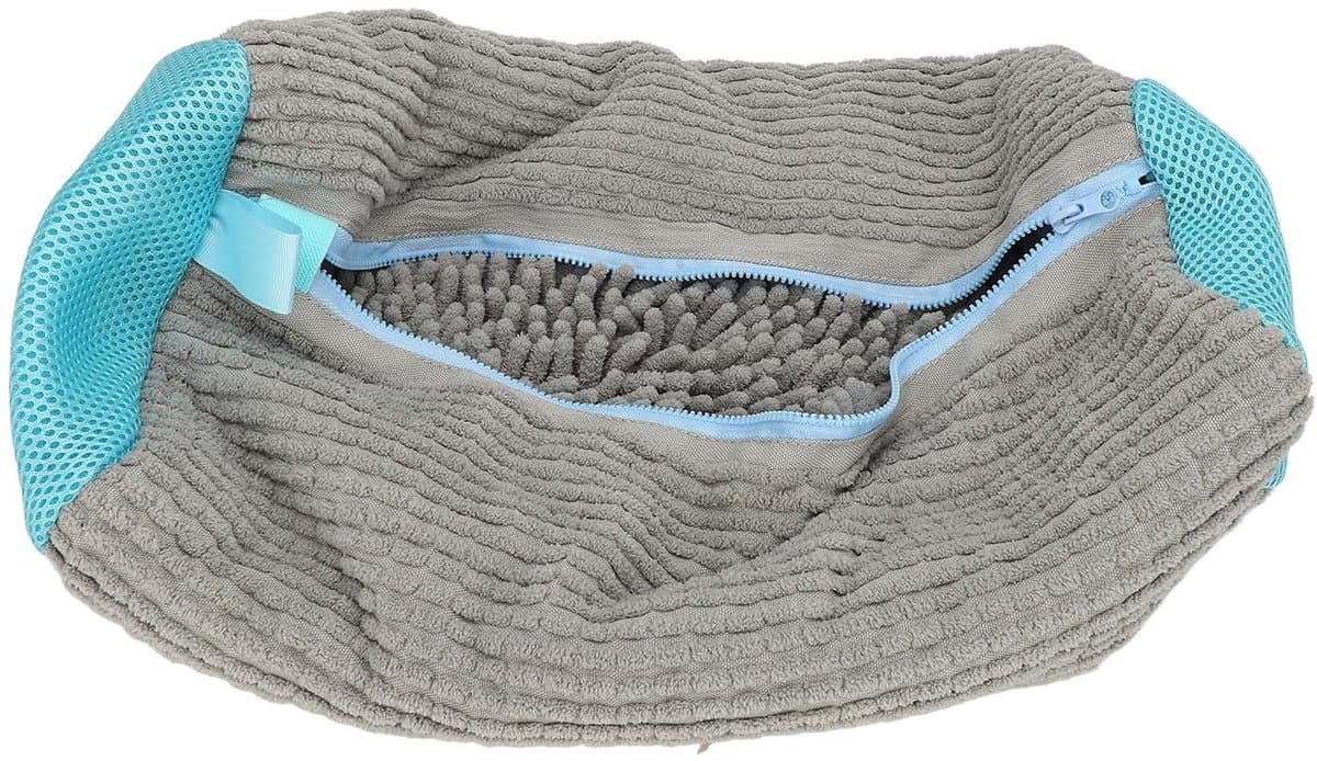 Dailygoods- Waszak Herbruikbaar - Waszak Schoenen Groot - Polyester - Rits - Scheurbestendig - Ademend Materiaal - Schoenwaszak — afbeelding 1