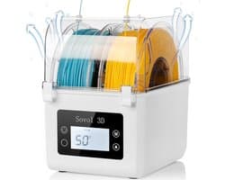 Filament Droger - Droogbox - 3D Printen - Grote Capaciteit - 2 Rollen - Wit