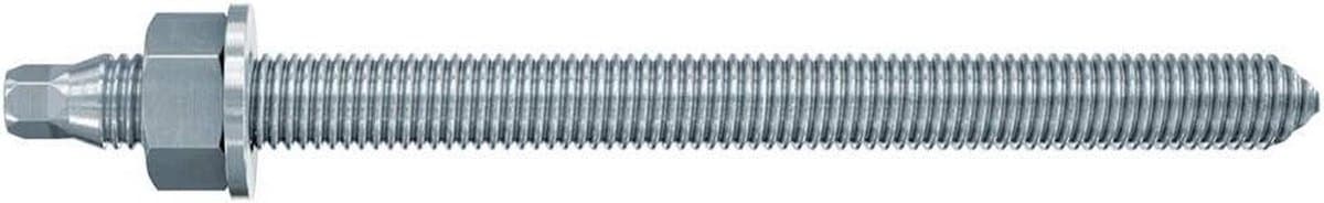 Ankerstang - Bevestigingsstaaf - Machinebevestiging Binnen - Verzinkt Staal - M20 x 290 mm - Zilverkleurig — afbeelding 1