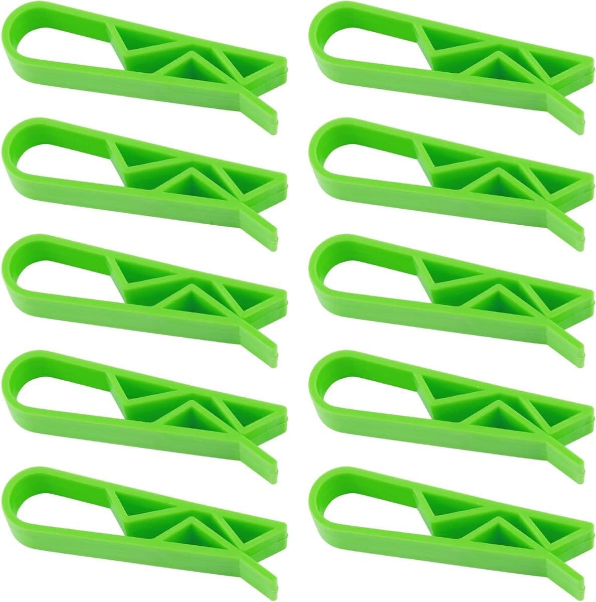 Vuilniszak Clips - Prullenbak Houder - Keuken Afval - Anti-Slip Ontwerp - 10 Stuks - Groen — afbeelding 1