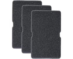 3-pack filters voor warmtepompdrogers – Drogerfilters – Filterzeven voor drogers – Drogeraccessoires – Sponsfilters – Geschikt voor diverse condensdrogermodellen – 240 x 155 x 11 mm