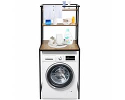 A.U.D Essentials - Wasmachine rek - Wasmachine kast - Wasmachine ombouw - Wasmachine en droger werkblad - 3 laags - Wit - 176.5 x 60 x 65 CM — afbeelding 1