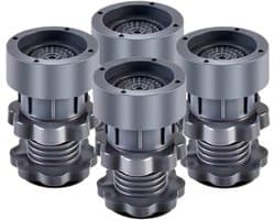 Wasmachine Voetkussens - Anti-vibratie Pads - Apparaten Stabiliseren - Verstelbare Hoogte - 4 stuks - Grijs