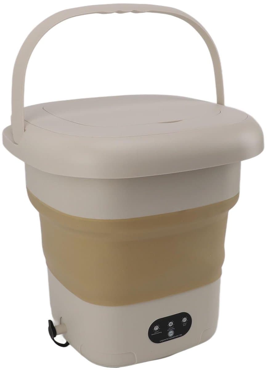 Dailygoods- Wasmachine Opvouwbaar 9L - Draagbare Mini-wasmachine - Hoogwaardige ABS/Siliconen - Geschikt voor Appartementen/Slaapzalen - Lichtgewicht en Compact - Miniwasmachine — afbeelding 1