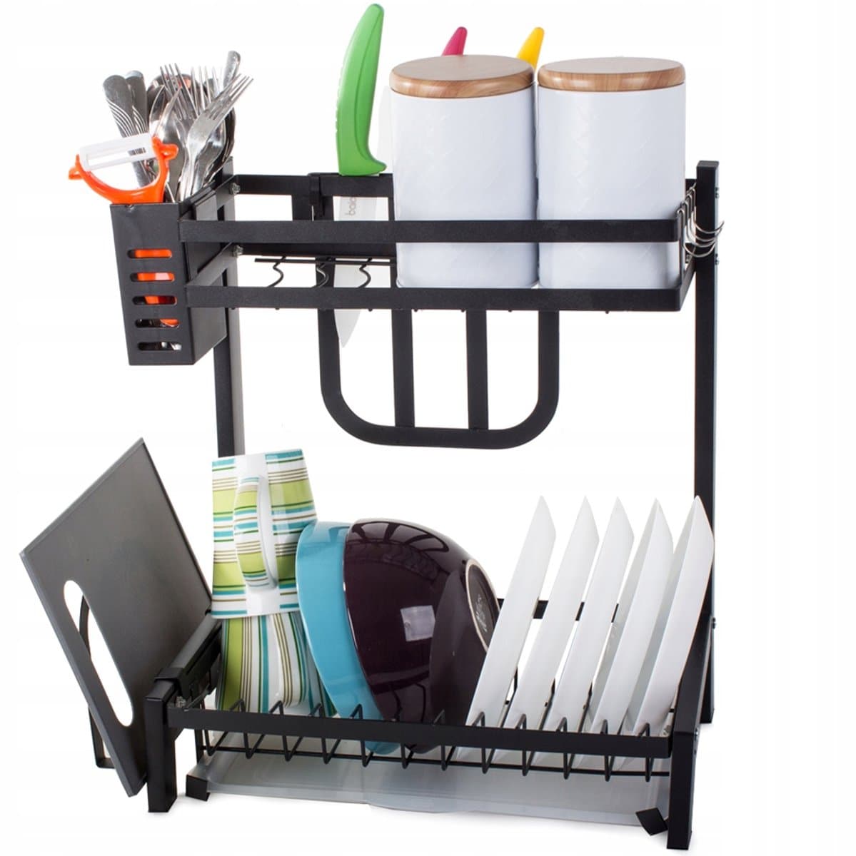 Pingyang Rongrong - Dubbelzijdig Afdruiprek - Keuken Loft - 40x35x22.5cm — afbeelding 1