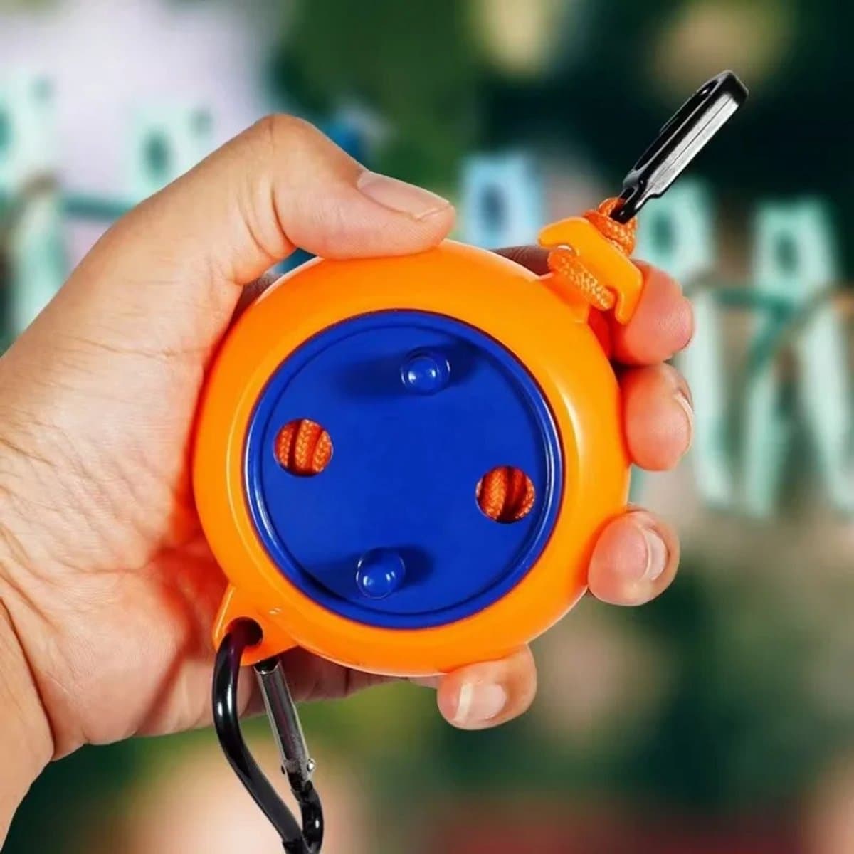 BukkitBow - Intrekbare Waslijn 10 Meter - Draagbaar & Compact - Stevige Waslijn - Voor Reizen, Camping & Wasgoed — afbeelding 1