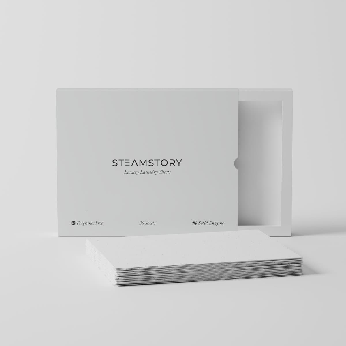 SteamStory Premium Wasstrips - Ultra Geconcentreerd & Milieuvriendelijk - Parfumvrij - 30 Wasbeurten — afbeelding 1