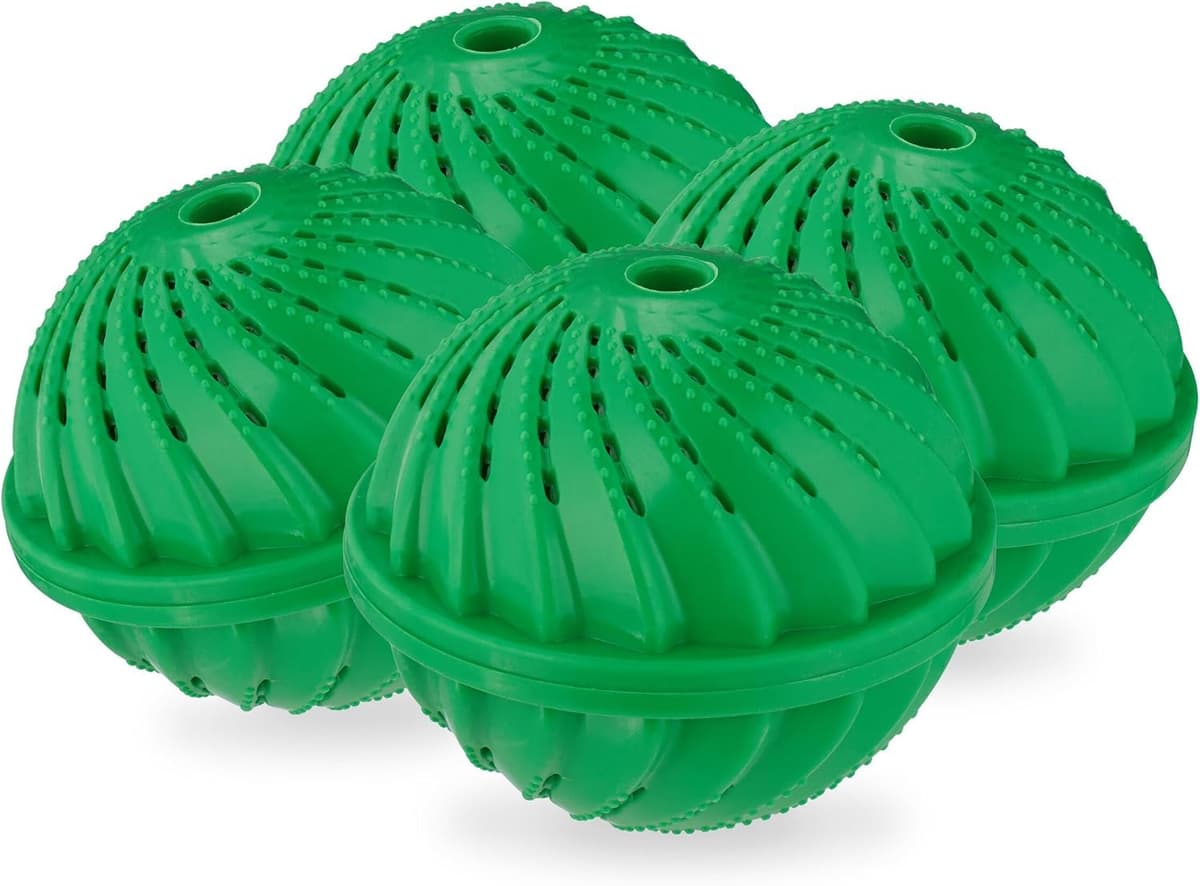 wasbol, set van 4, voor wasmachines, tot 90 °C, groen — afbeelding 1