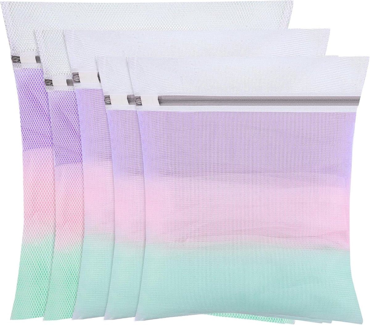 5-delige wasnetset voor wasmachine, waszakken in 3 maten voor delicate kleding en bescherming — afbeelding 1