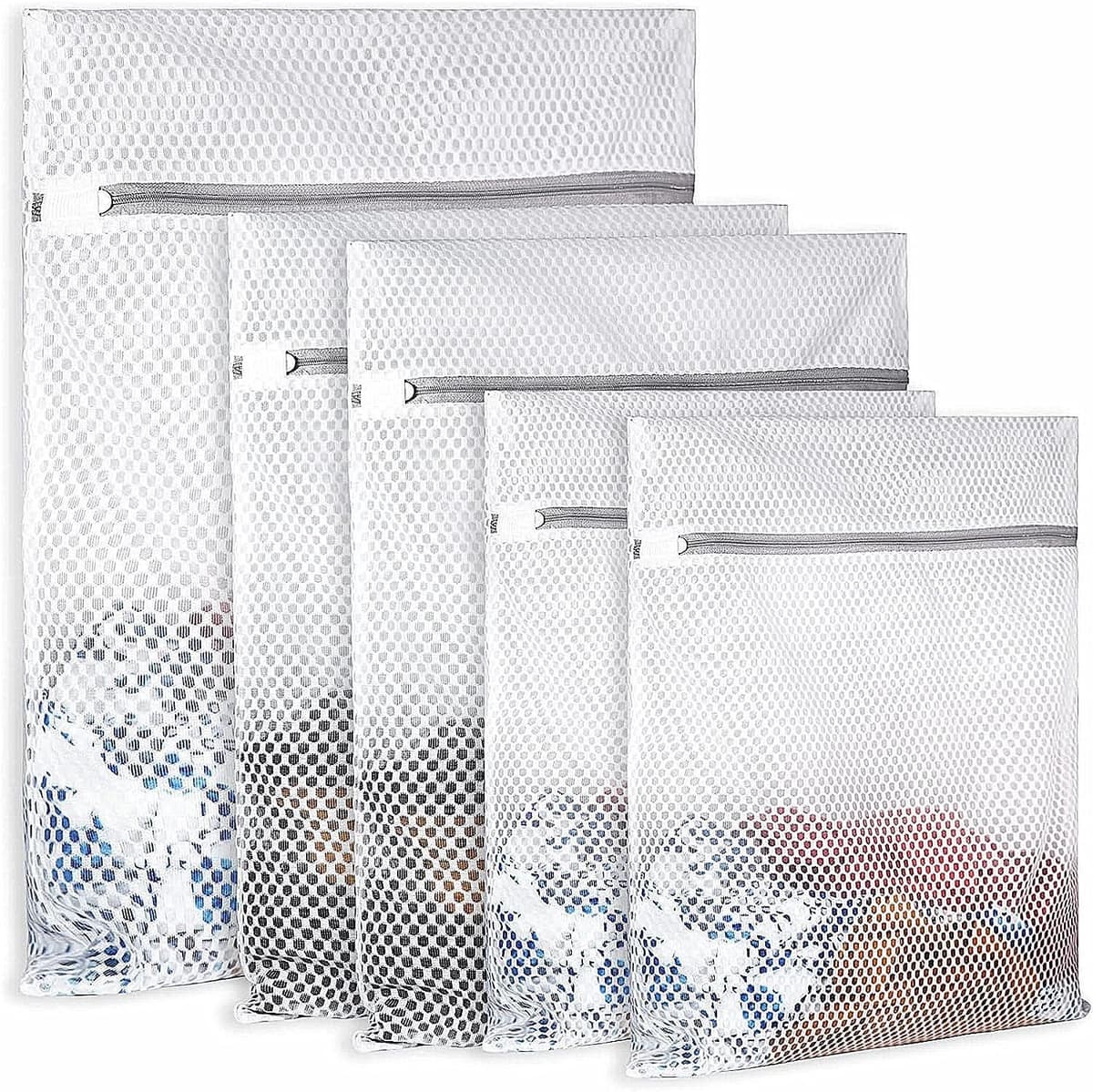 Wassenzakken voor delicate kleding, honingcelontwerp, 3-delige set (3 maten) — afbeelding 1