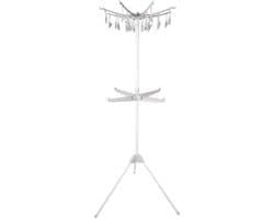Opvouwbaar droogrek 164 x 75 cm - Inclusief 24 knijpers - Makkelijk inklapbaar