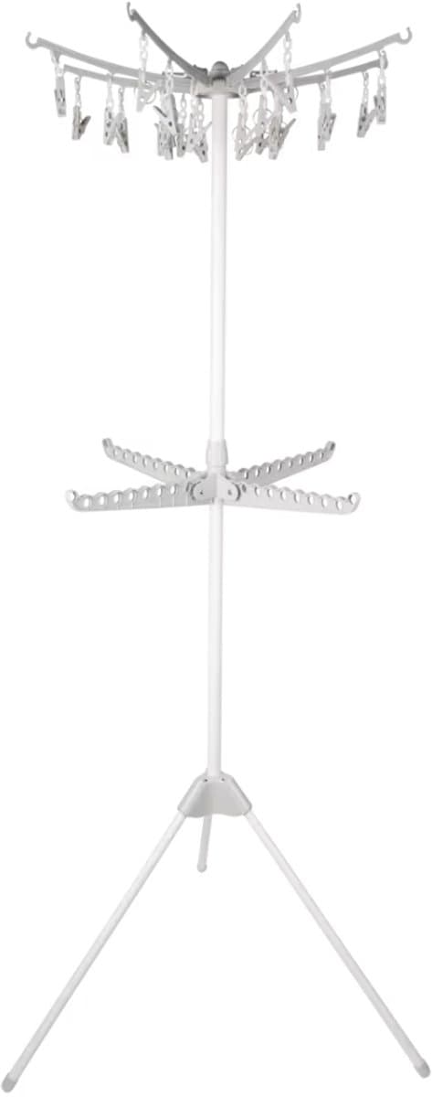 Opvouwbaar droogrek 164 x 75 cm - Inclusief 24 knijpers - Makkelijk inklapbaar — afbeelding 1