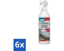 6 x HG - Hygiënische Matras Opfrisser - Werkt Na 30 Minuten - Neutraliseert Nare Geurtjes - 500 ml - Matras Opfrisser - Matras Reiniger - Geurverwijderaar Matras - Hygiënische Matras - Matras Schoonmaken