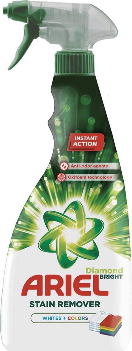 Ariel - Diamond Bright - Vlekverwijderaar Spray voor Witte & Gekleurde was - 750 ml — afbeelding 1