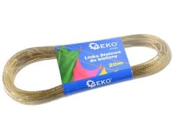 GEKO Stalen waslijn - Weerbestendig - 2,0 mm x 20 m