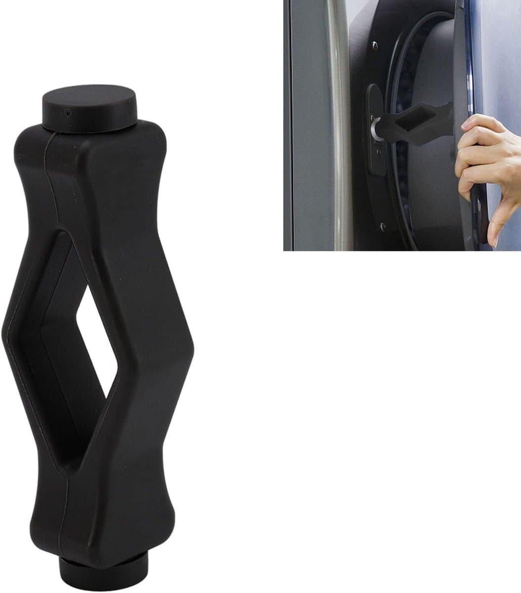 Flexibele Deurondersteuning voor wasmachine - Kindveilige deurstopper voor voorkant, sterke magneet en handige post-droger oplossingen — afbeelding 1