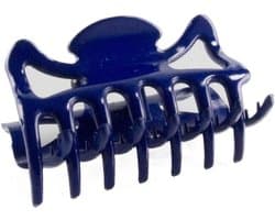 Set van 2 Grote Haarklemmen 6 cm Ultramarijnblauw Stevig Klemmechanisme