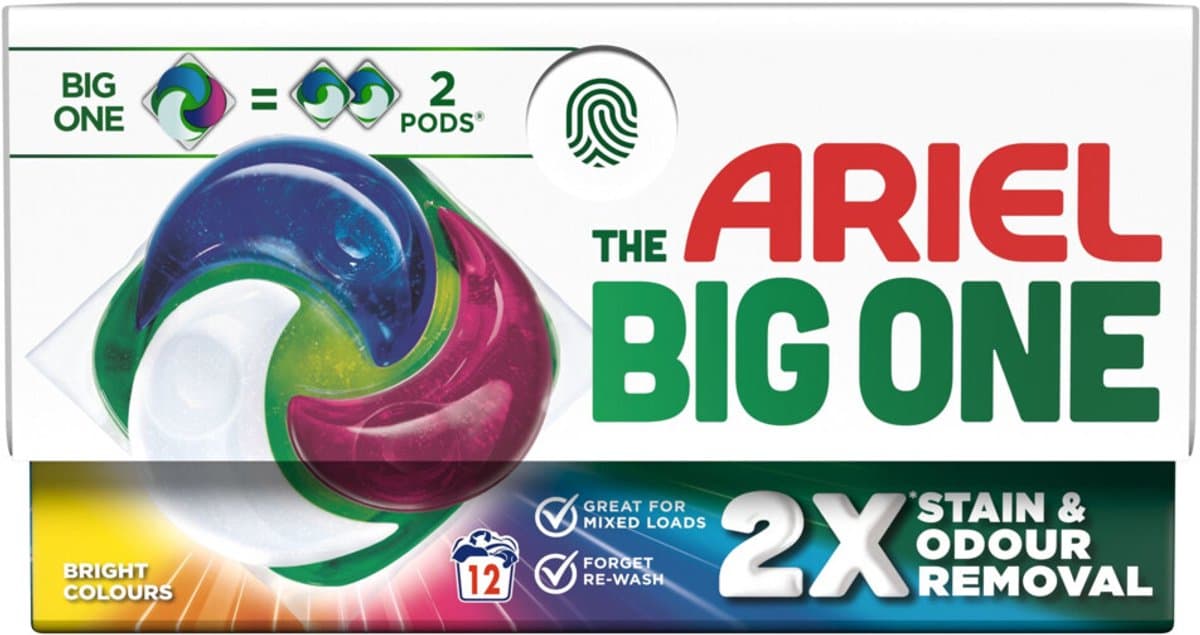 Ariel 4in1 Wasmiddel Pods The Big One Color - 12 stuks — afbeelding 1