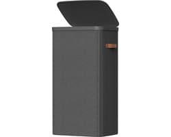 SONGMICS LCB811BH01 - Wasmand met Deksel en Handgrepen - 100 L Capaciteit - Stevige Opbergoplossing