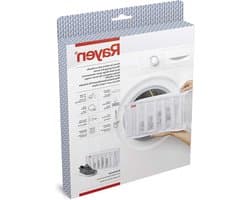 Droger Wasserijschoeisel voor Rayen - Herbruikbare beschermtas voor schoenwas - 34 x 16 x 19 cm wit