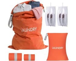 Wasnetjes met ritssluiting - Blauw - Waterdichte Reiswaszakken - 2 Stuks - Praktisch voor Reizen en Dagelijks Gebruik