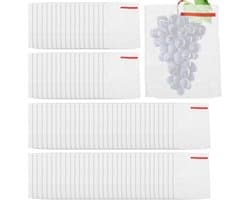 Fruitzakken met trekkoord - Beschermzakken - Oogst beschermen - Ademend vliesmateriaal - 100 stuks - Wit