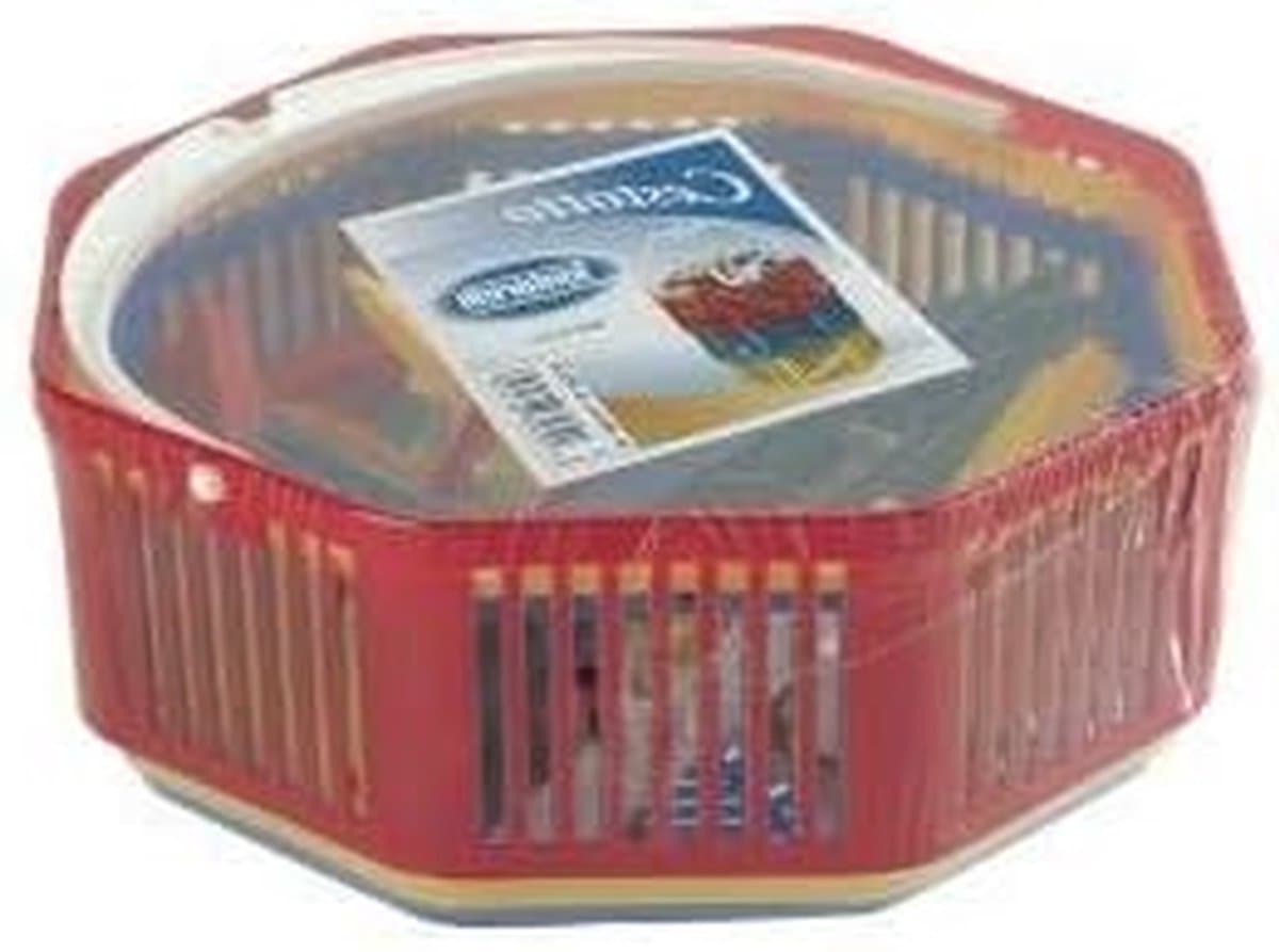 Wasmand met knijpers - Opbergmand - Kleding ophangen - Inclusief 30 knijpers - 19 cm diameter - Grijs — afbeelding 1