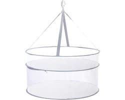 Droognet - Kledingdroger Net - Kleding Drogen - Dubbellaags Ontwerp - 60x40 cm - Grijs