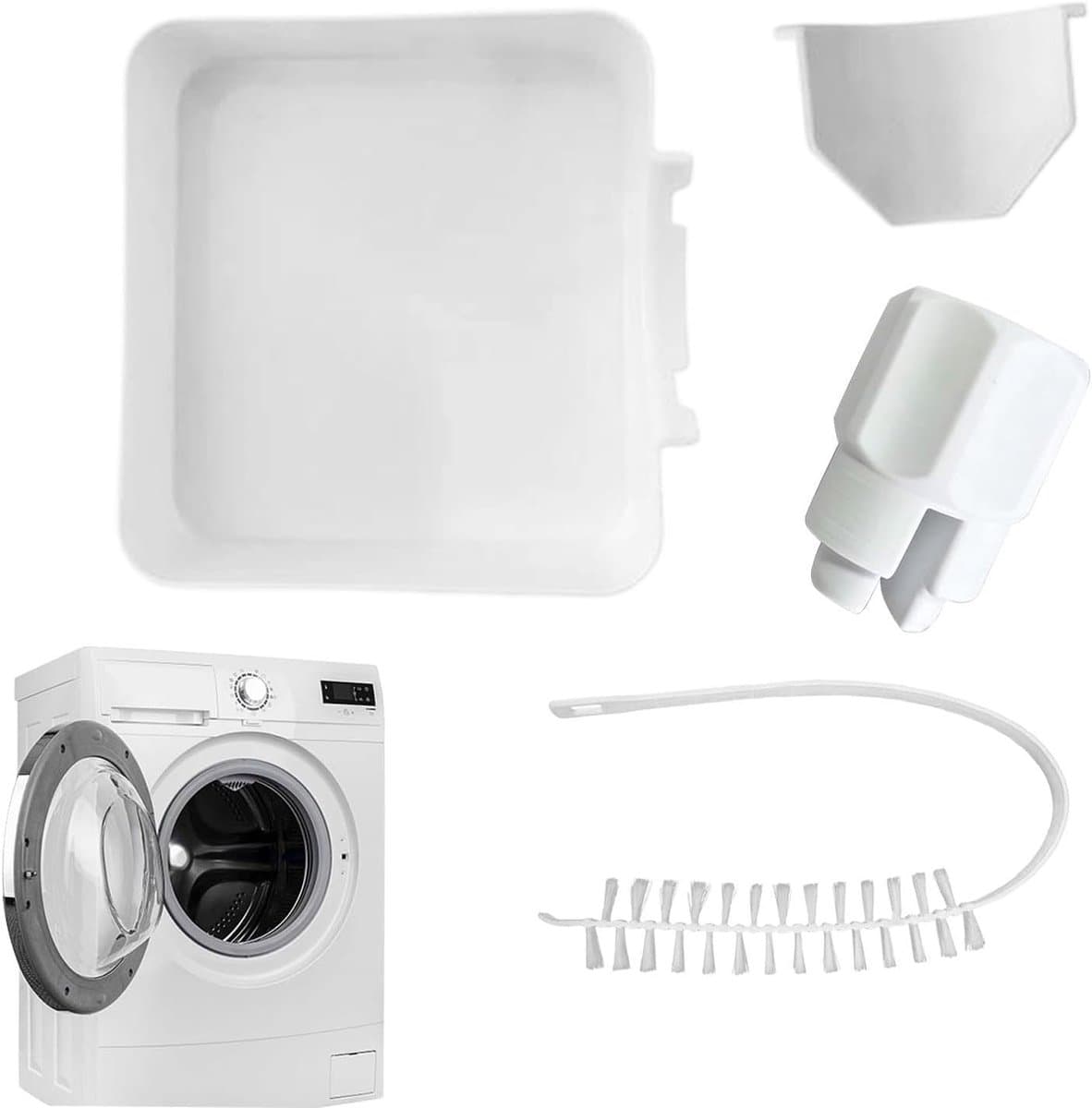 4-delige set Universele Lekbak | Wateropvangbak voor Wasmachine & Vaatwasser | Voorkomt Waterschade | Geschikt voor Kelder, Woning, Camper en Caravan | Eenvoudig te Installeren | Voor Thuisgebruik en Huurwoningen| Cyslmuk® — afbeelding 1