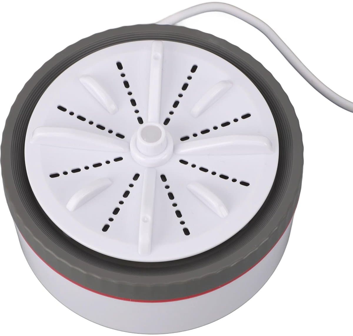 Dailygoods - Draagbare wasmachine - Mini-wasmachine voor reizen - Compact en efficiënt - Grijs - Multifunctionele vaatwasser - Ideaal voor camping en... — afbeelding 1