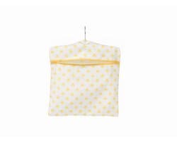 KL081575BEU7 ophangzak voor haringen, ophangbeugel voor aan de lijn, waslijn, opbergtas met haak, geschikt voor maximaal 50 kledingclips, 33 x 30 cm, Busy Bee Design