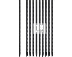 SnelShoppen - 10 Sterke Grondankers 40 cm - Stalen Grondankers, J-haak Ontwerp, Roestvrij, Duurzaam voor Tent, Camping, Tuin en Buiten gebruik