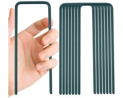 Dailygoods - 50 Stuks U-vormige Grondankers voor Tuin en Camping 150x30x3mm