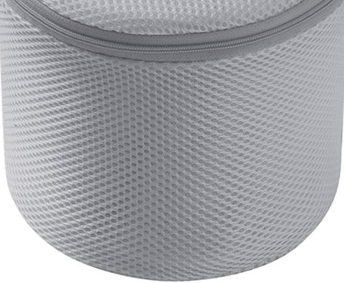 Waszak met Rits - Mesh Zak Lingerie Zak - Machinaal Wassen - Beschermt Delicaat Textiel - 17x15cm - Grijs — afbeelding 1