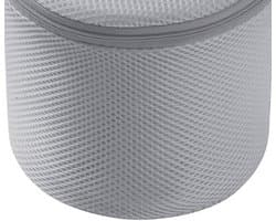 Waszak met Rits - Mesh Zak Lingerie Zak - Machinaal Wassen - Beschermt Delicaat Textiel - 17x15cm - Grijs